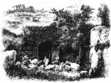 Tombs, hewn out of rocks